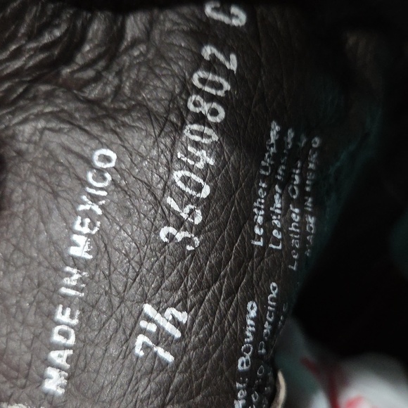 Liberty Black Katherine Nobuck Caborca Turquoise Western Ankle Cowboy Boots - Picture 6 of 9